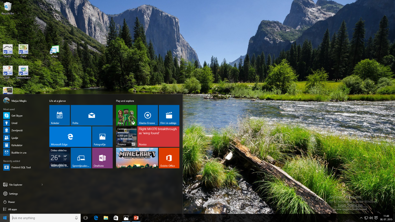 Windows 10 že na voljo!