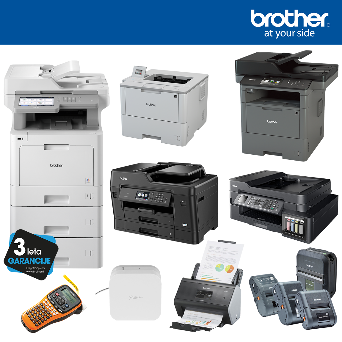 NOVO: Najem tiskalnikov Brother